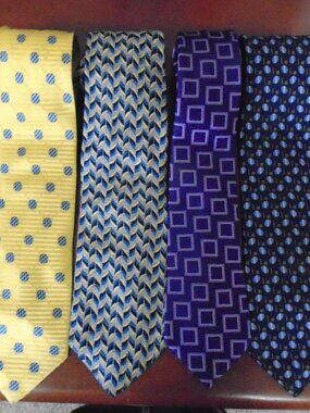 Ermenegildo Zegna Lot of 4 Ties for Men